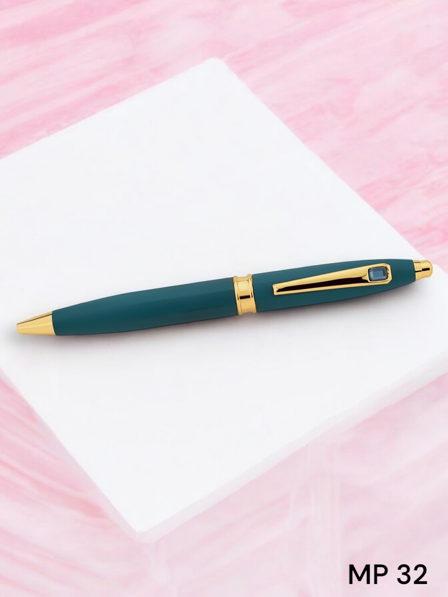 Metal Pens(Green Stone)