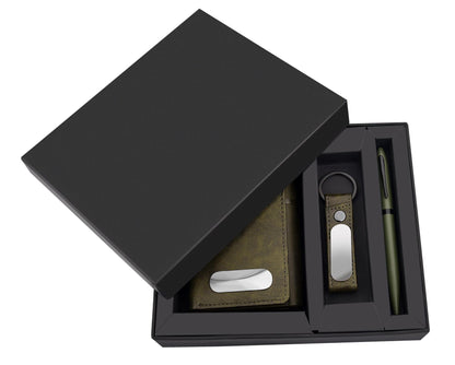 Combo Gift Sets(Olive Green Wallet Set)