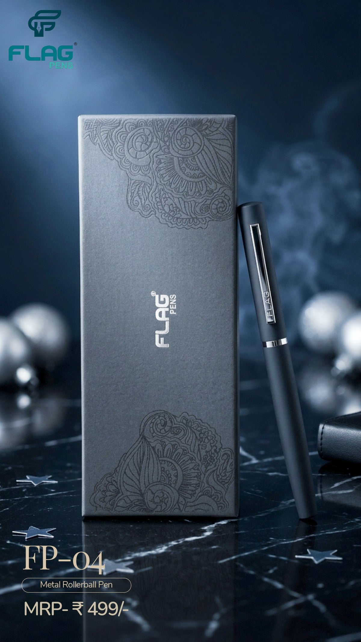 FLAG™ FP-04 Metal Rollerball Pen