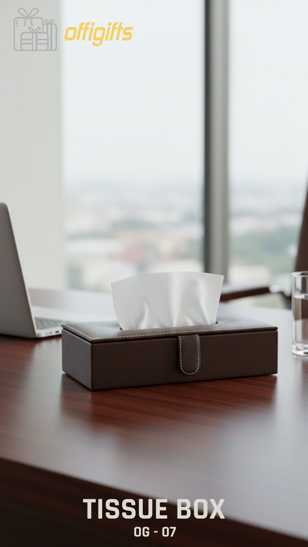 Leatherette Executive Tissue Box