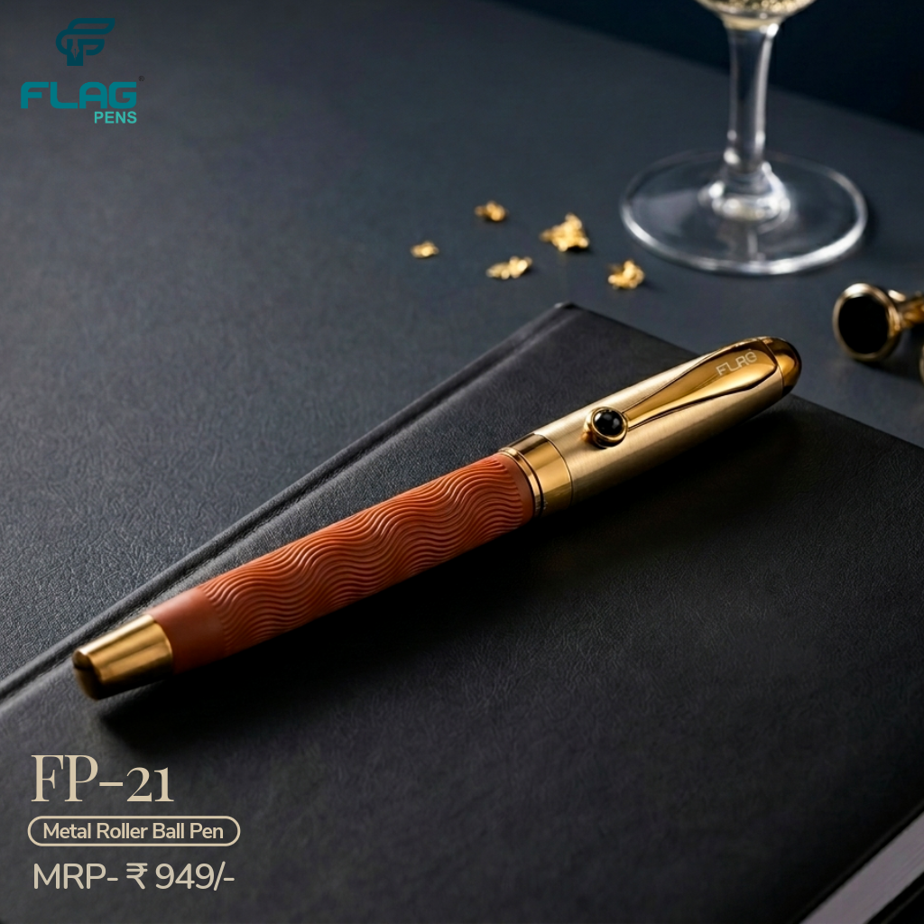FLAG FP-21 Premium Metal Roller Writing Pen