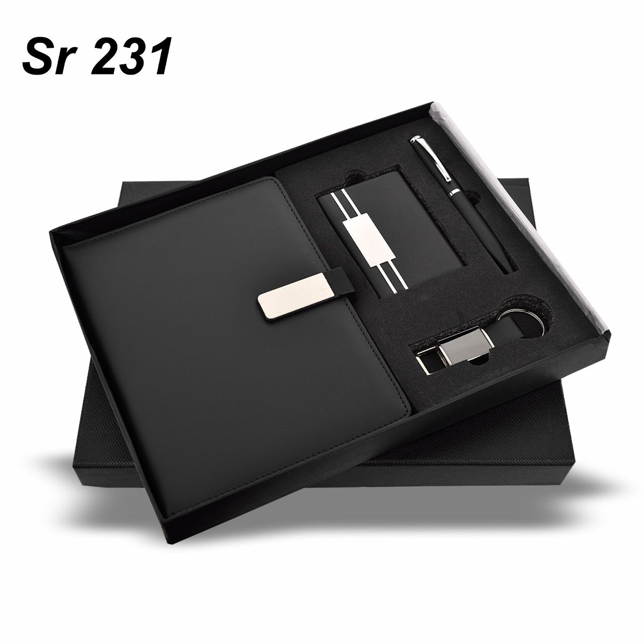 Sr 231: Diary 4 in 1 Set Black