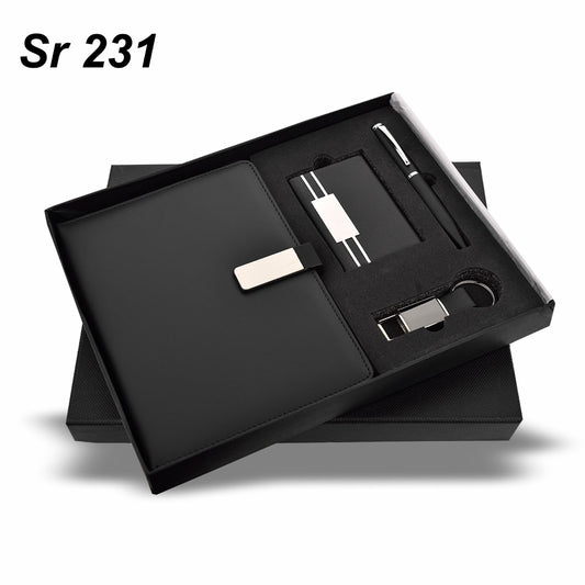 Sr 231: Diary 4 in 1 Set Black