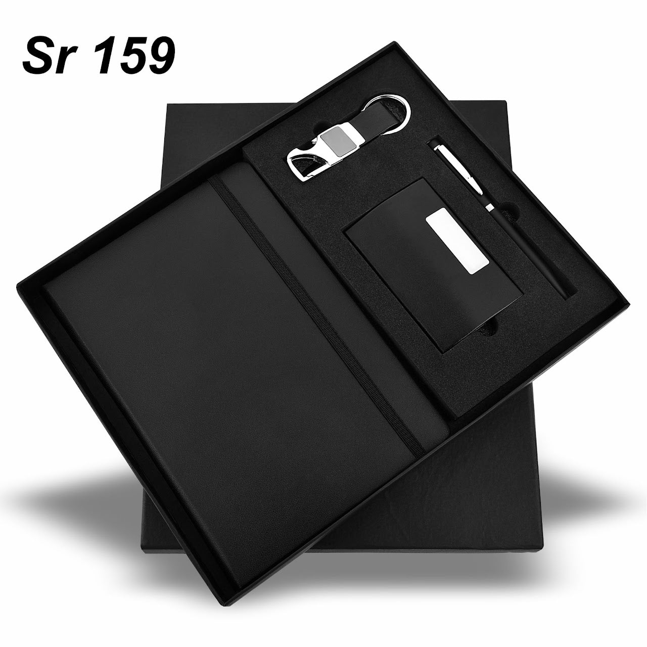 Sr 159: Black Elastic 4 in 1