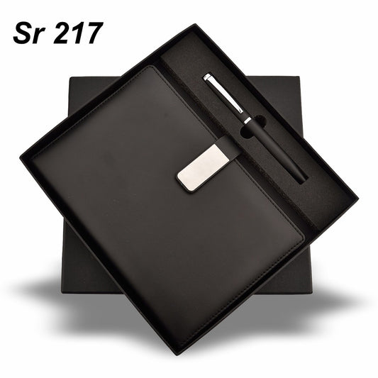 Sr 217: Diary Pen Set Black